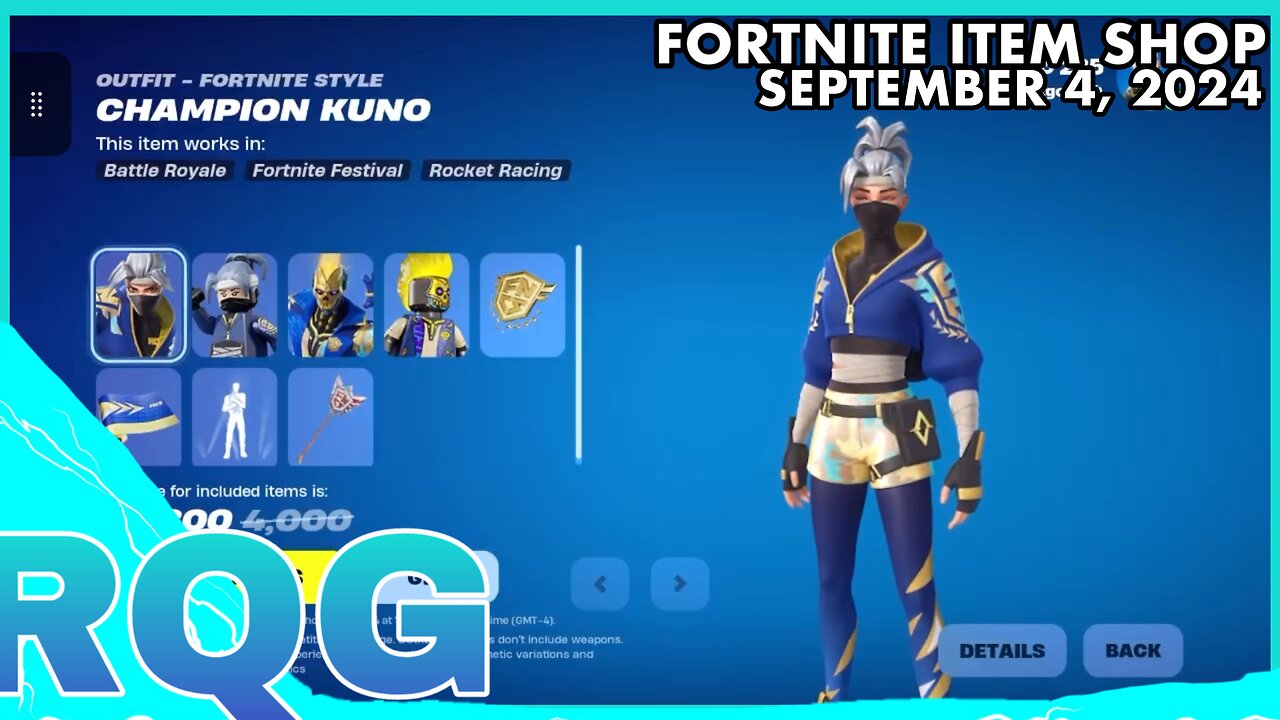 “NEW” FNCS GLOBAL CHAMPIONSHIP 2024 BUNDLE! FORTNITE ITEM SHOP (September 4, 2024)