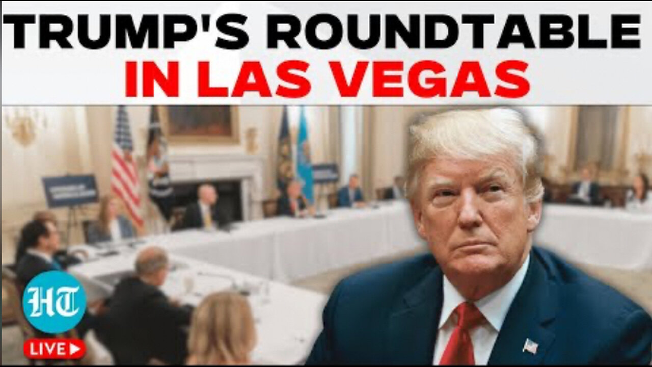 Trump Participates in a Hispanic Roundtable in Las Vegas [Full Speech]