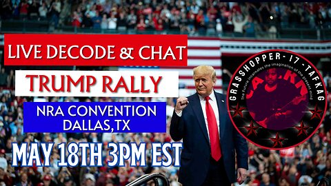 Grasshopper Live Decode Show - Trump Rally Dallas Tx
