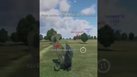 Stupid Plane Crashed! #shorts #warthunder