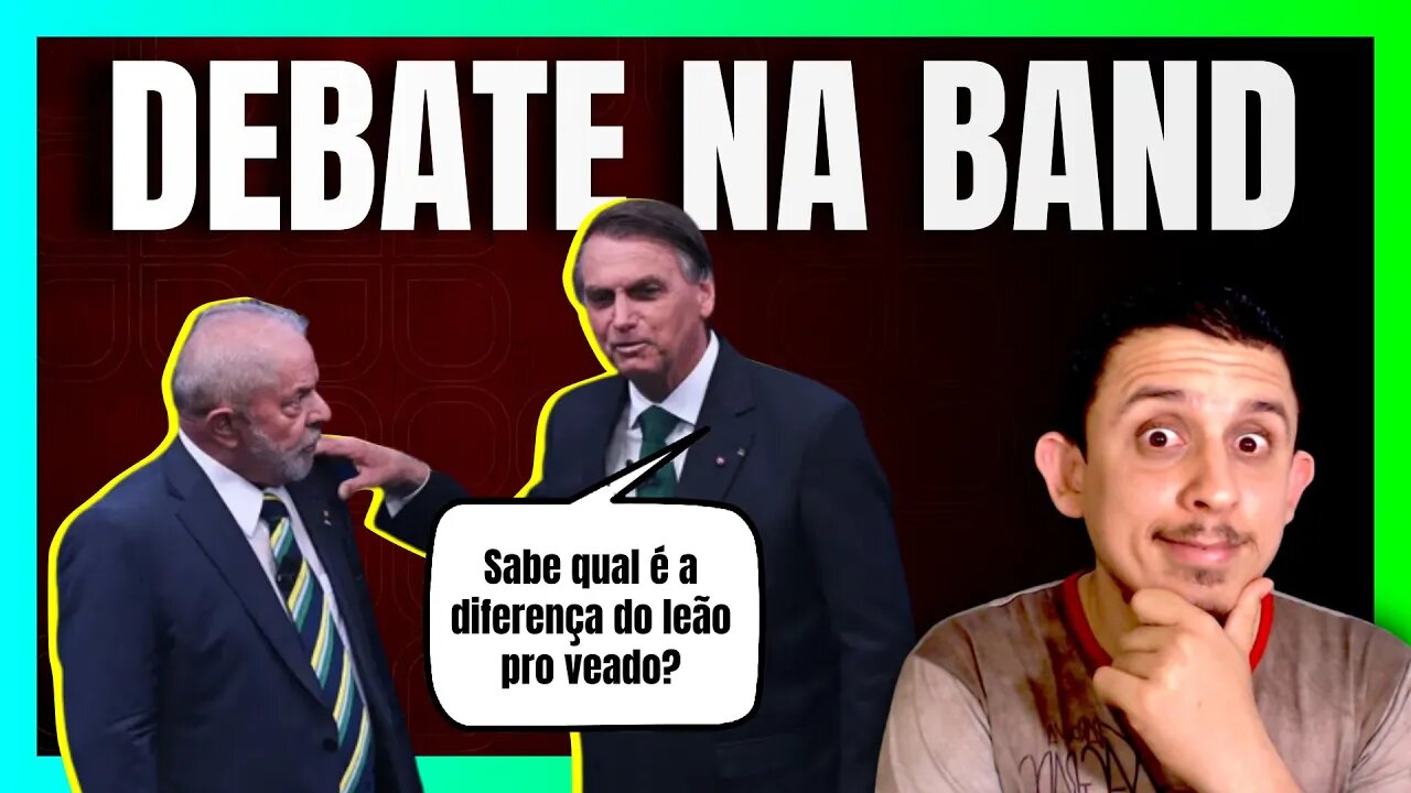 DEBATE na BAND confronta LULA e BOLSONARO, mas sem grandes momentos