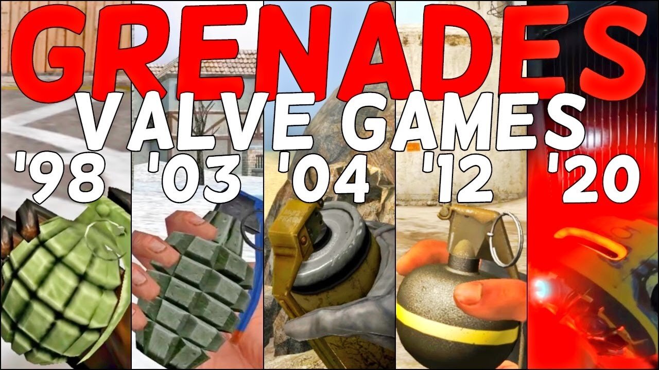 Evolution of Grenades in Valve Games