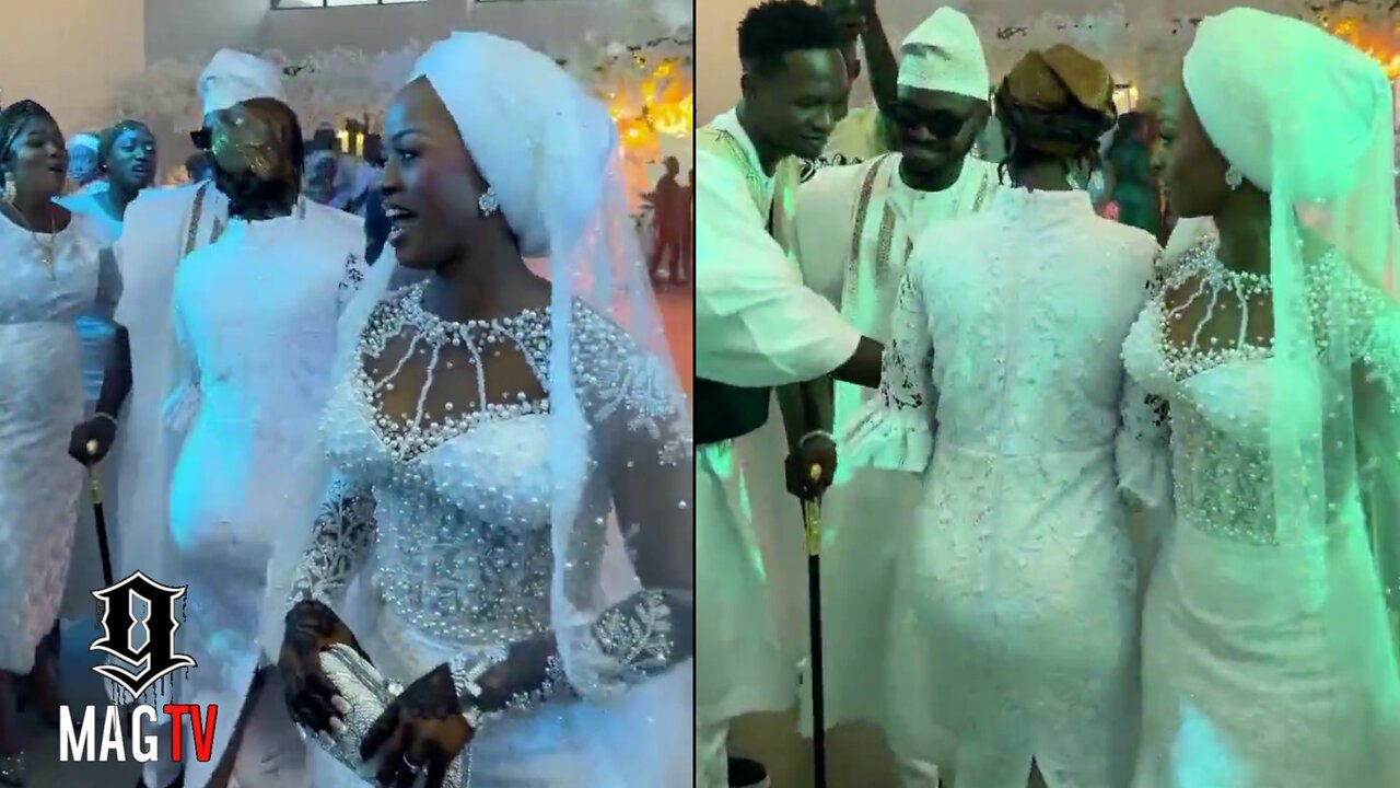 Audacious Lady Dragged Out After Preventing Groom From Dancing With Bride At Their Wedding! 😱