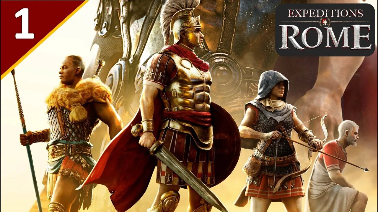 Fleeing Rome & Greek Pirates l Expeditions: Rome [Pompeius Difficulty] l Part 1