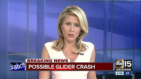 Glider makes hard landing in Peoria