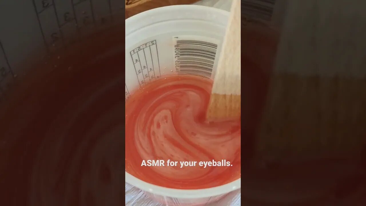 #asmr for your #eyes . Epoxy is fun!