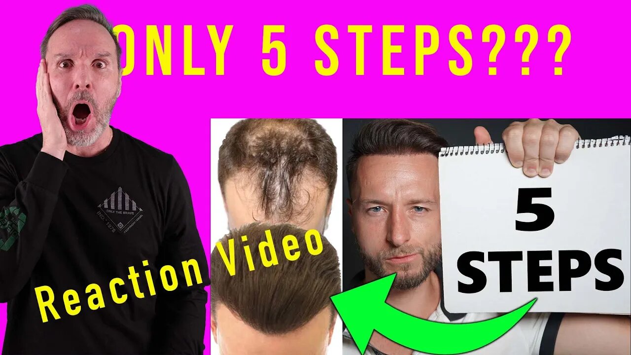 Only 5 Steps to Get Your Hair Back??? - Live Stream Reaction