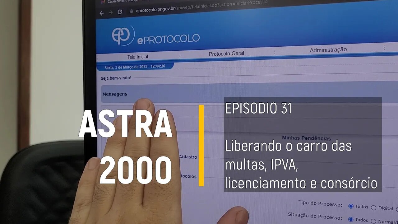 ASTRA 2000 do Leilão - Liberando a documentação - parte 2 - Episódio 31