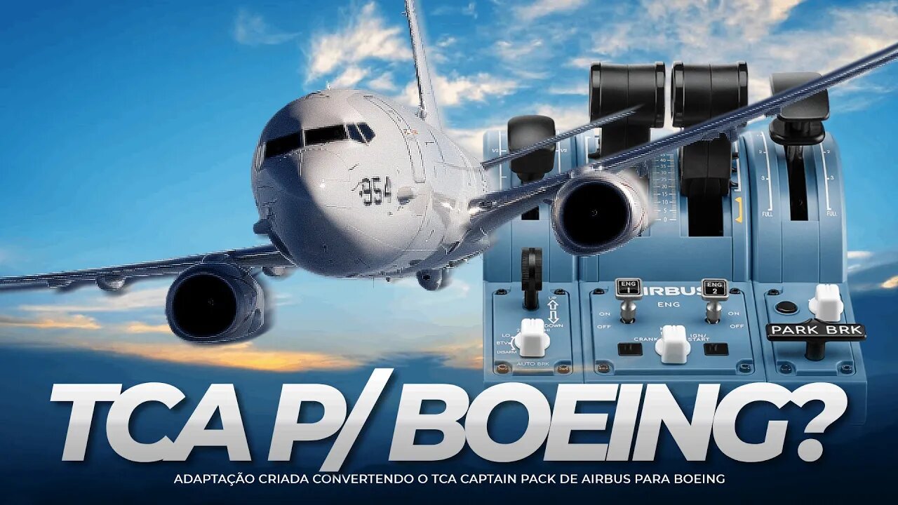 TCA Airbus com MOD de Flap e Speedbrake para Boeing