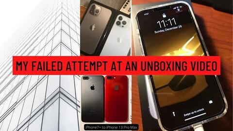 Vlog: 01.08.2022 | Watch me fail at unboxing the iPhone 13 Pro Max!!