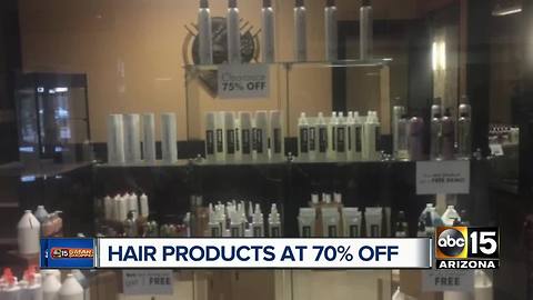 Where you can score name-brand hair products for up to 70 percent off