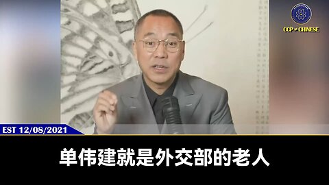 单伟建是外交部的老人儿，出生就是特务家庭，他爸妈跟杨洁篪是超级好。蔡崇信是中共在美国最大的特务，和单伟建、王岐山黑暗集团又是连在一起。太平联盟案花费巨大的金钱和贿赂就是要
