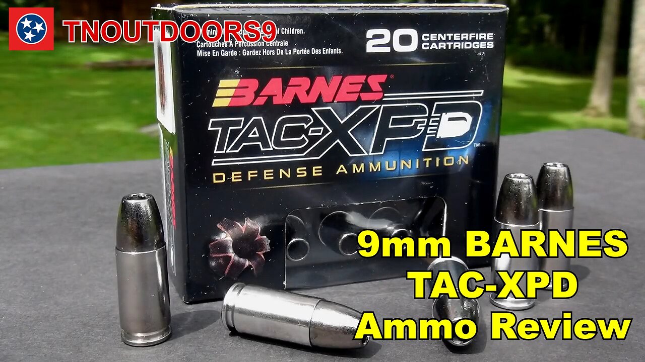 9mm BARNES TAC-XPD Ammo Review