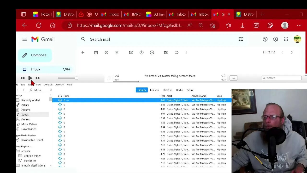 Mixing a beat for qplaytay