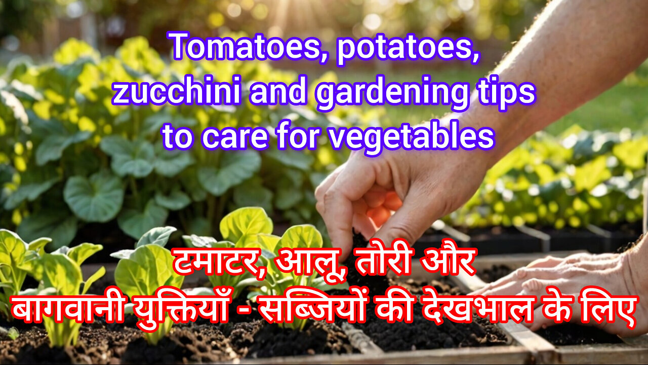 Tomatoes, potatoes, zucchini and gardening tips - to care for vegetables