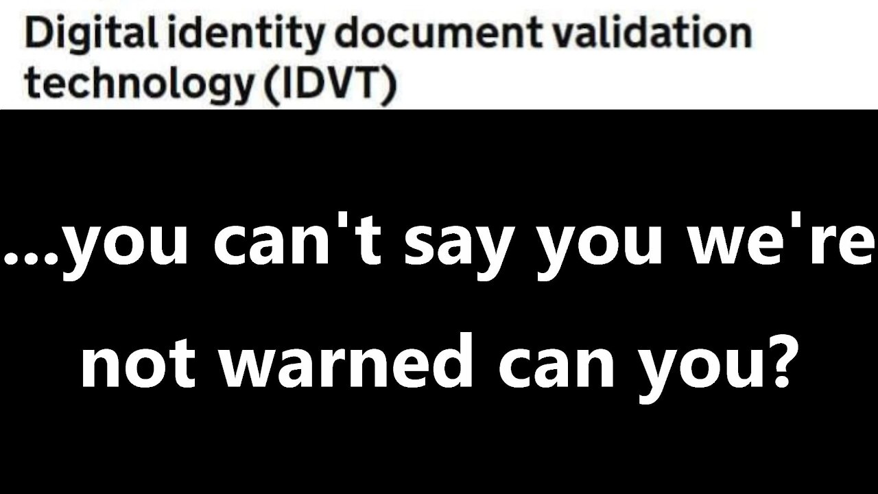...you can't say you we're not warned can you?