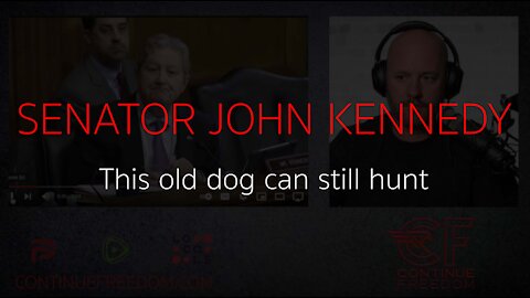 Senator Kennedy: This old dog can still hunt