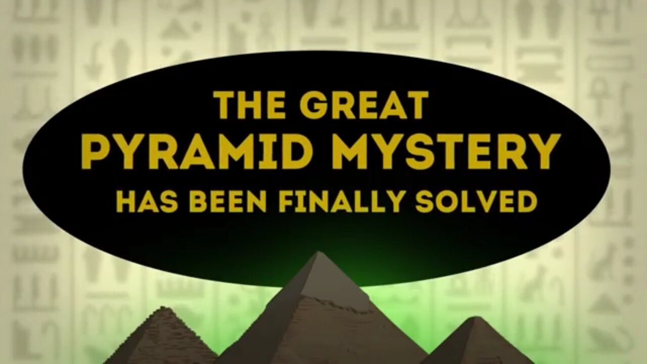 The Great Pyramid Mystery Has Been Solved