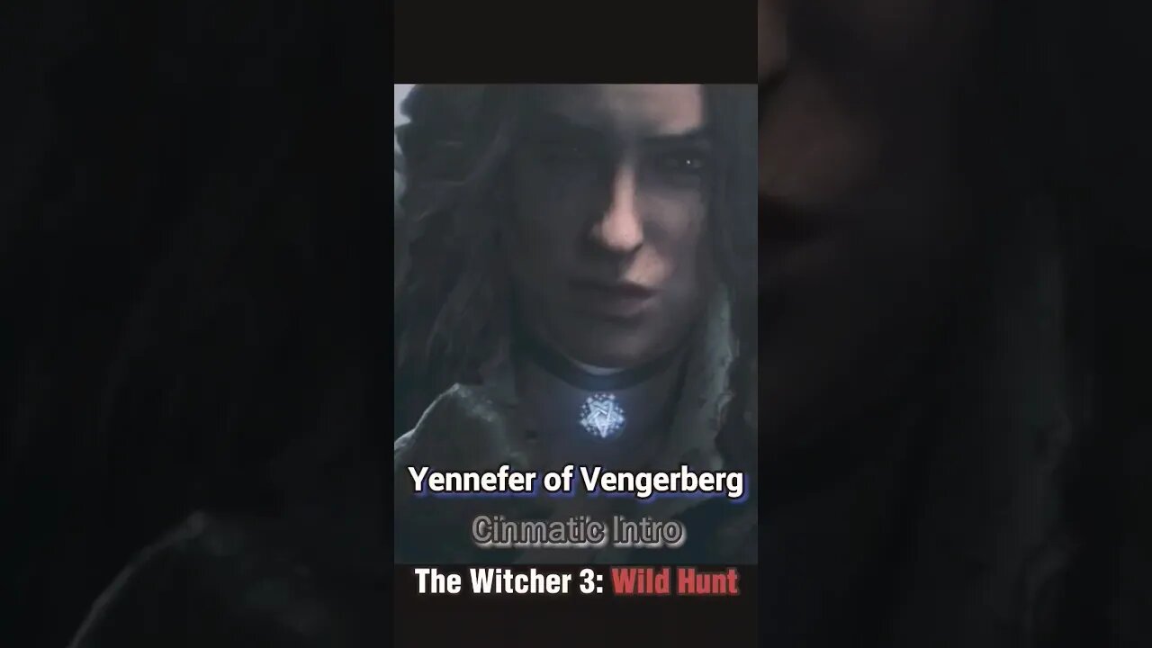 yennefer Of vengerberg cinematic intro #shorts #witcher #trending #subscribe