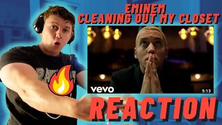 EMINEM - CLEANING OUT MY CLOSET ((IRISH REACTION!!))