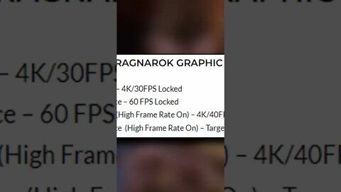 God of War Ragnarok Graphics Modes