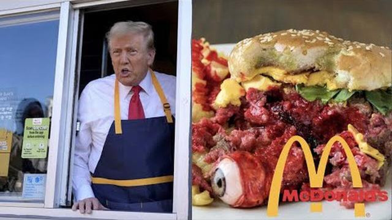 DONALD MCTRUMP LEADS TO E.COLI PSYOP AT MCDONALD'S BUT MORE SHOULD BE CONCERNED ABOUT THE HUMAN MEAT