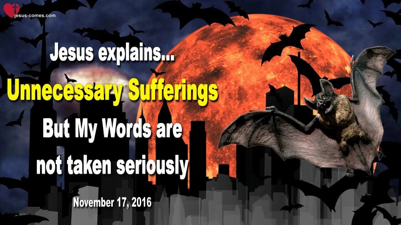 There are unnecessary Sufferings, but My Words are not taken seriously ❤️ Love Letter from Jesus