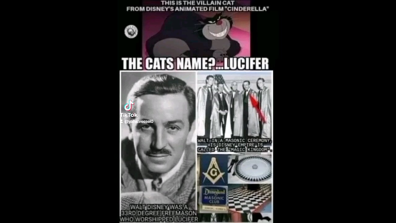 Walt Disney= 33rd Degree Mason Not Freemason