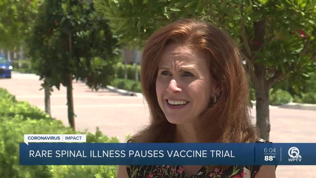 Coronavirus vaccine trial pause draws attention to rare spinal illness