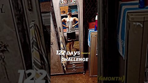 122 Days Hard Challenge 🔥 #hardchallenge #gym #minivlog