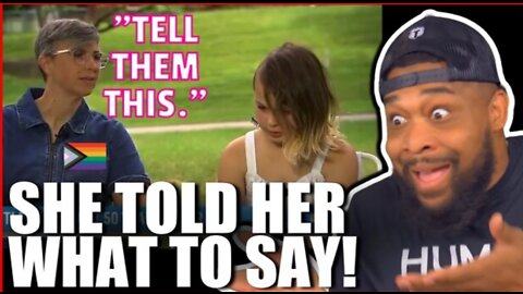 Mom CAUGHT AGAIN Coaching Trans Kid in Interview