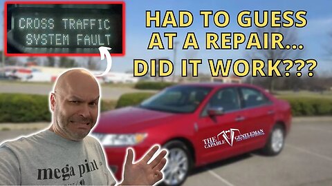 Cross Traffic System Fault -- Guessed At Repair