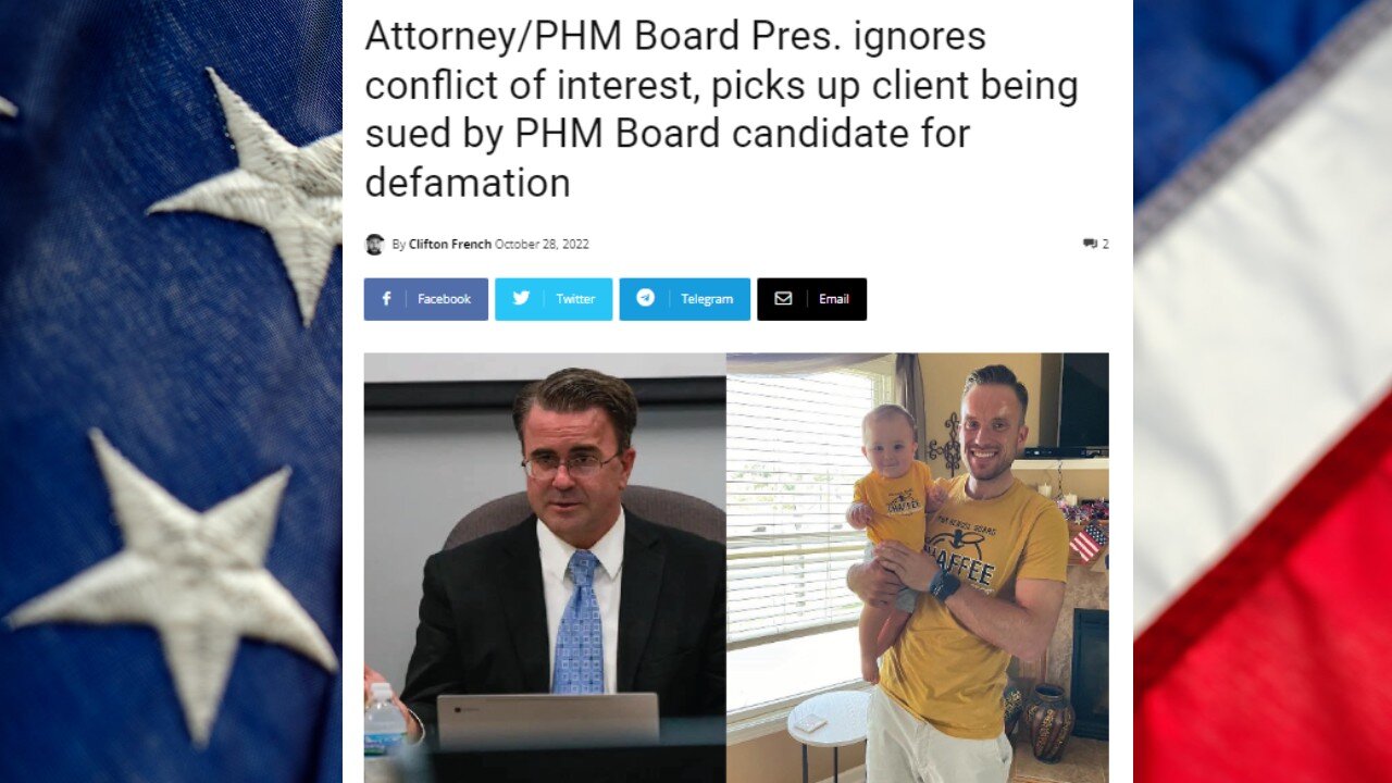 PHM School Board - Conflict Of Interest