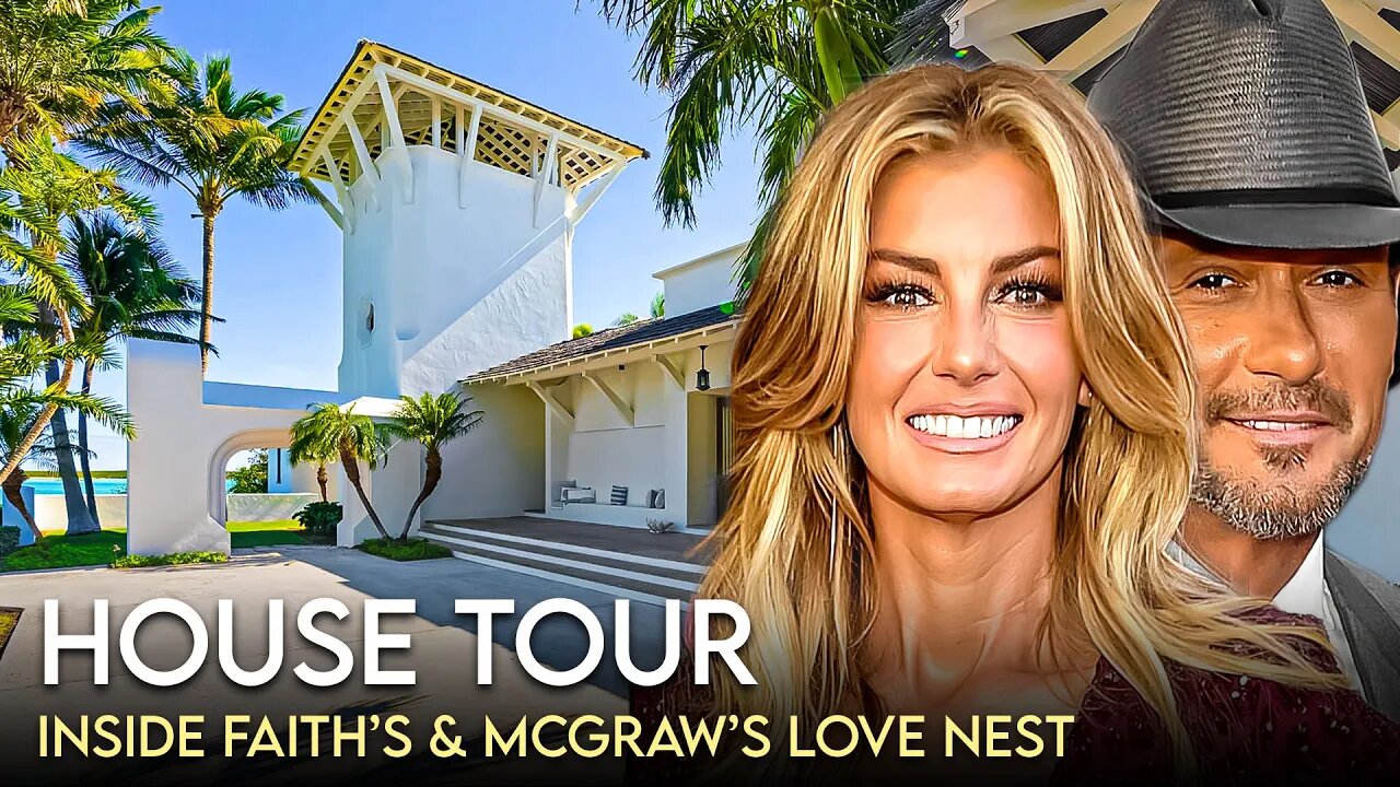 Faith Hill & Tim McGraw | House Tour | $35 Million Bahamas Island Mansion & More