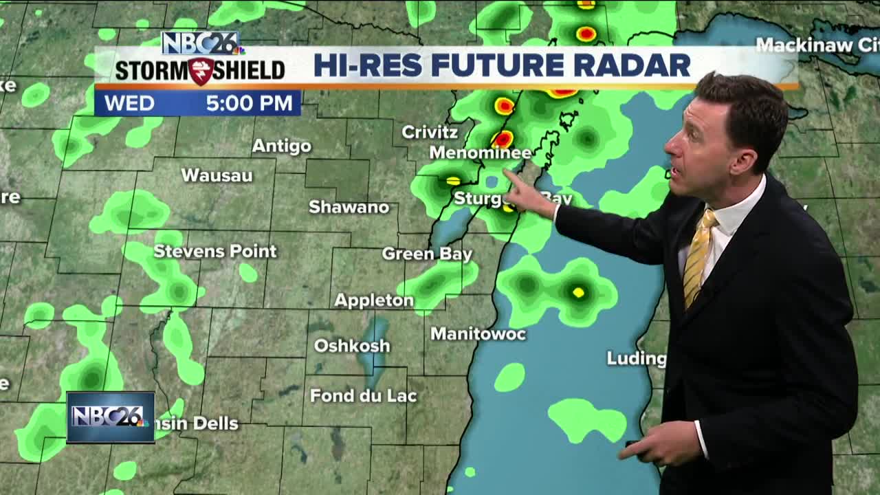 Michael Fish's NBC26 weather forecast