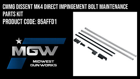 CMMG Dissent MK4 Direct Impingement Bolt Maintenance Parts Kit - 85AFFD1