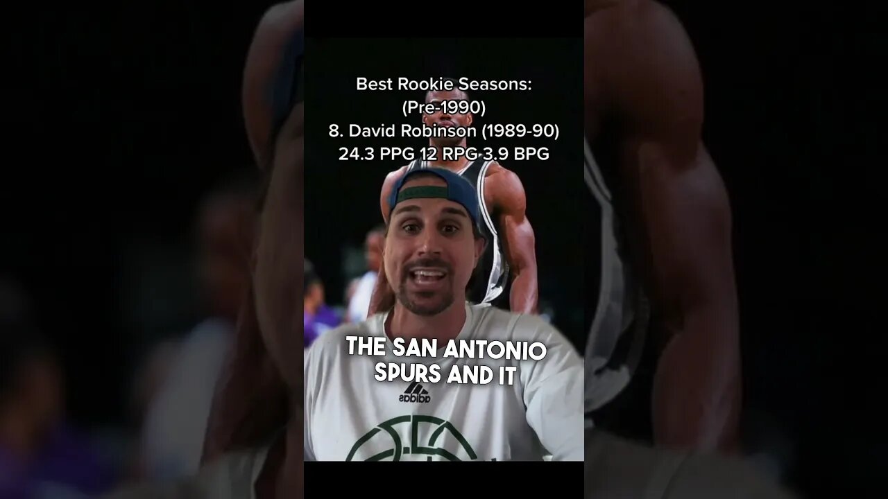 DAVID ROBINSON TAKES NBA BY STORM #shorts