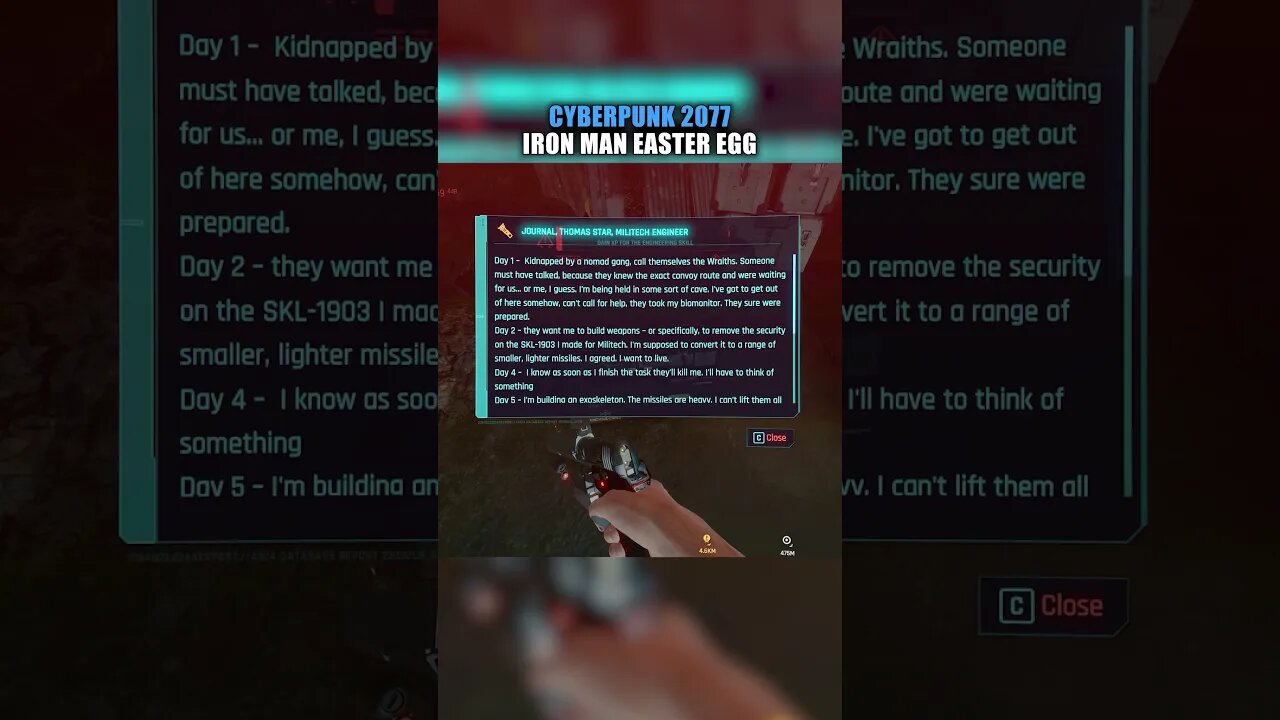 Iron Man Easter Egg In Cyberpunk 2077