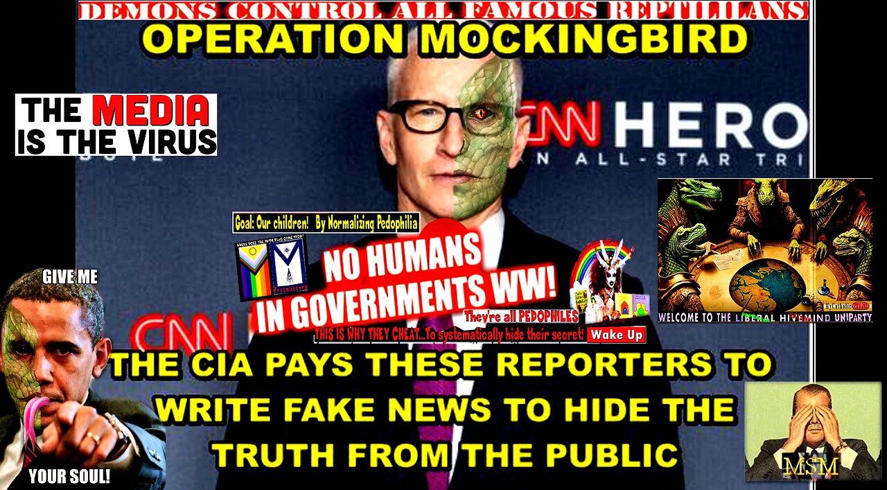 OPERATION MOCKINGBIRD, A CIA PROGRAM DESIGNED TO PAY REPORTERS TO WRITE SCRIPTS FOR FAKE NEWS