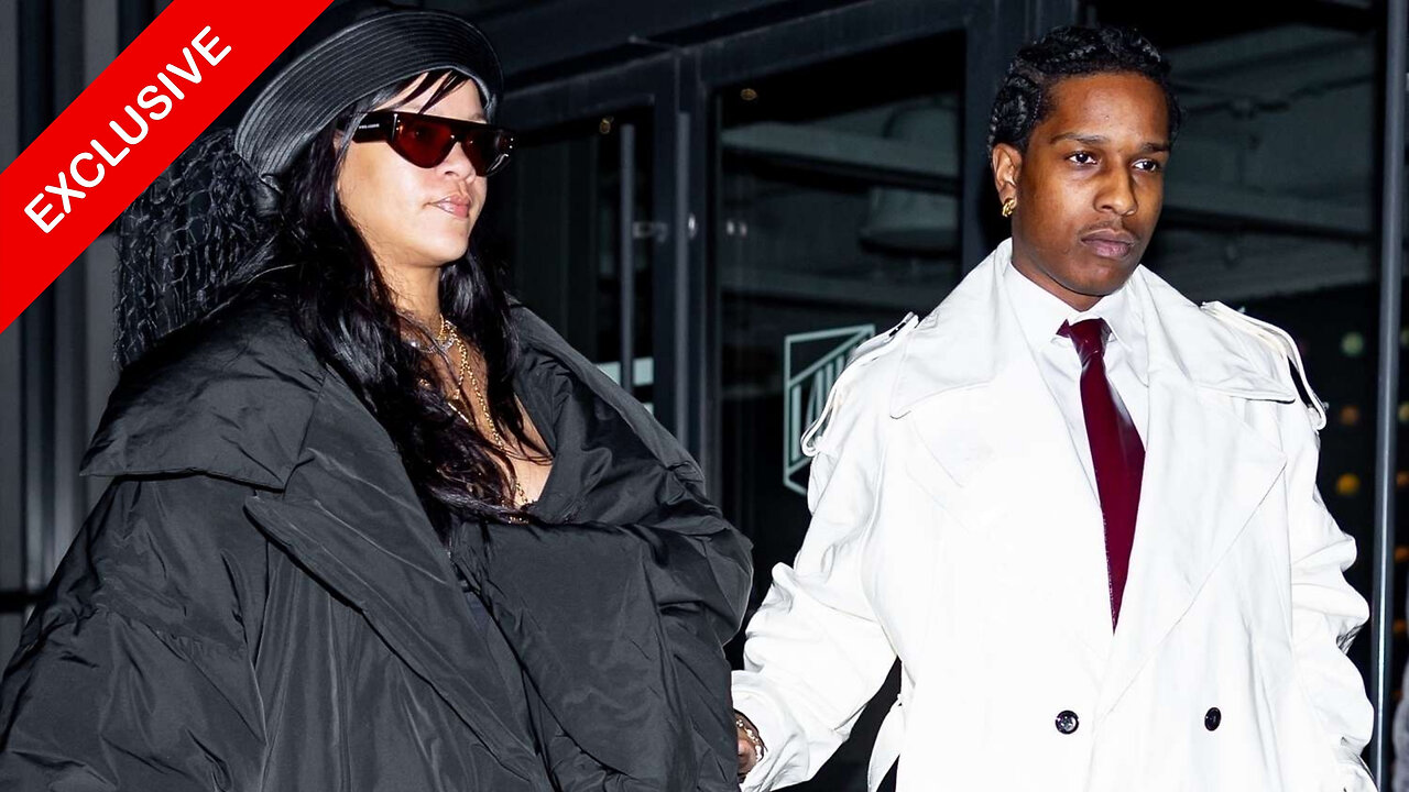 Rihanna and A$AP Rocky Showcase High-Contrast Style in Chic Black and White Looks in NYC