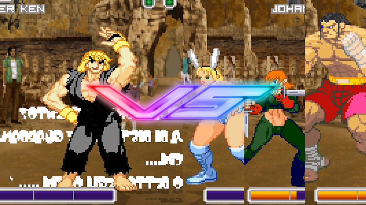 MUGEN - Super Ken vs. Bunny Girl, Johanna O'Malley, and Yang Tze - Download