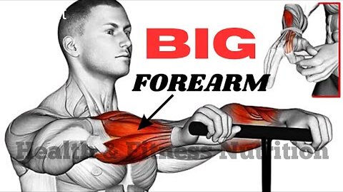 "6 Most Effective Exercises for bigger forearms 👇.