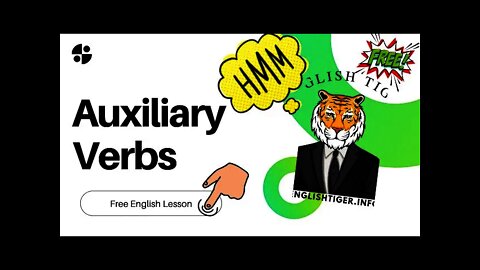 Auxiliary verbs! What are Auxiliary verbs? Free English Grammar Lesson