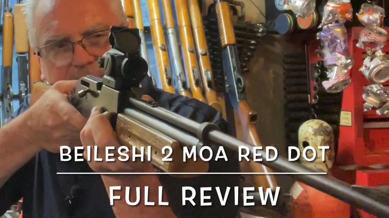 Beileshi 2 moa rifle style red dot full review tested on my 1970 Crosman 760