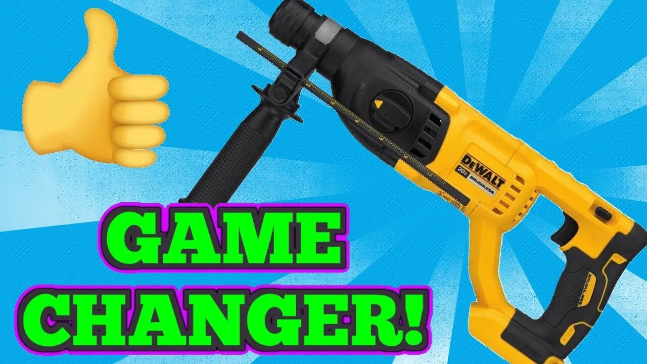 Make Your Life Easier With This DeWALT Rotary Hammer Drill!