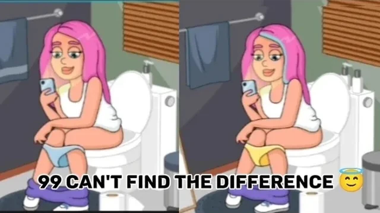 Spot the difference- 99 can't find the difference #find #puzzle #dementia