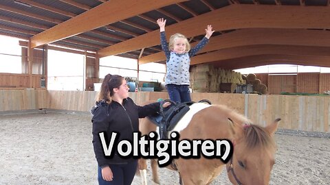 Voltigieren auf der Equitanas Reitanlage Zeitz
