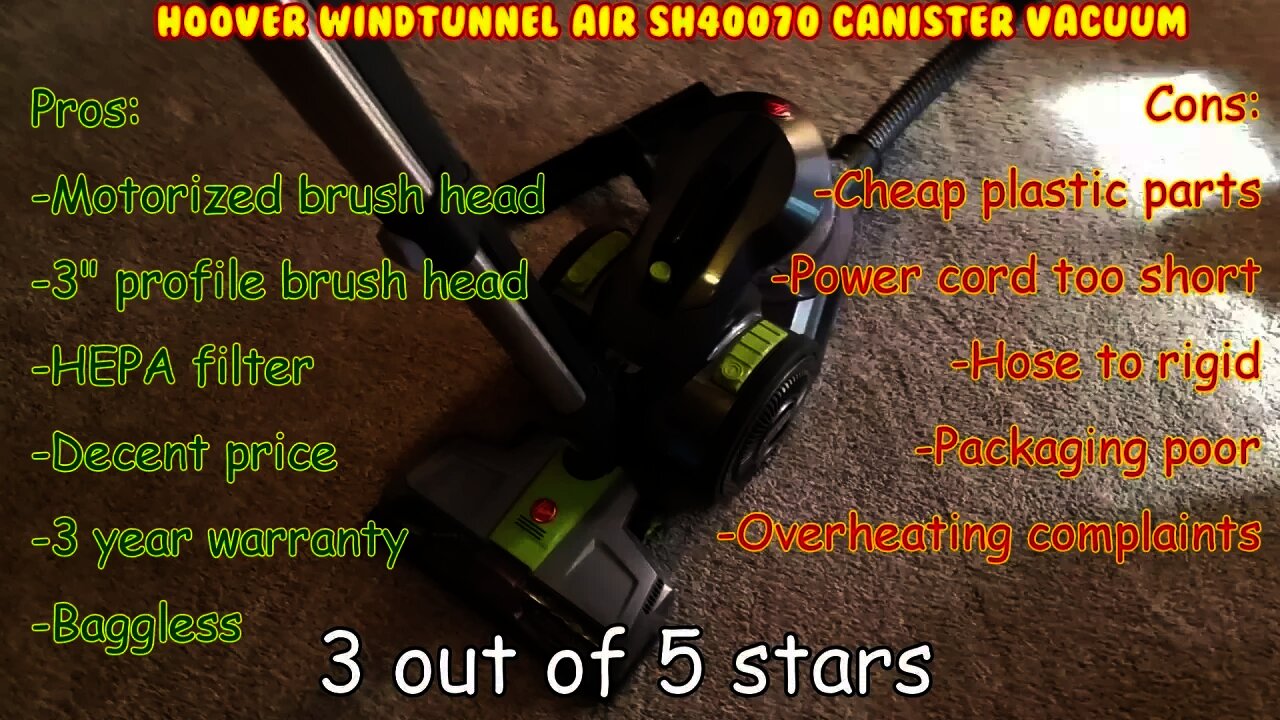 Hoover WindTunnel Air SH40070 Unbox, Assemble, test, Review. bagless