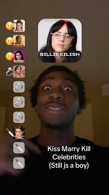 Kiss marry kill celebrities!