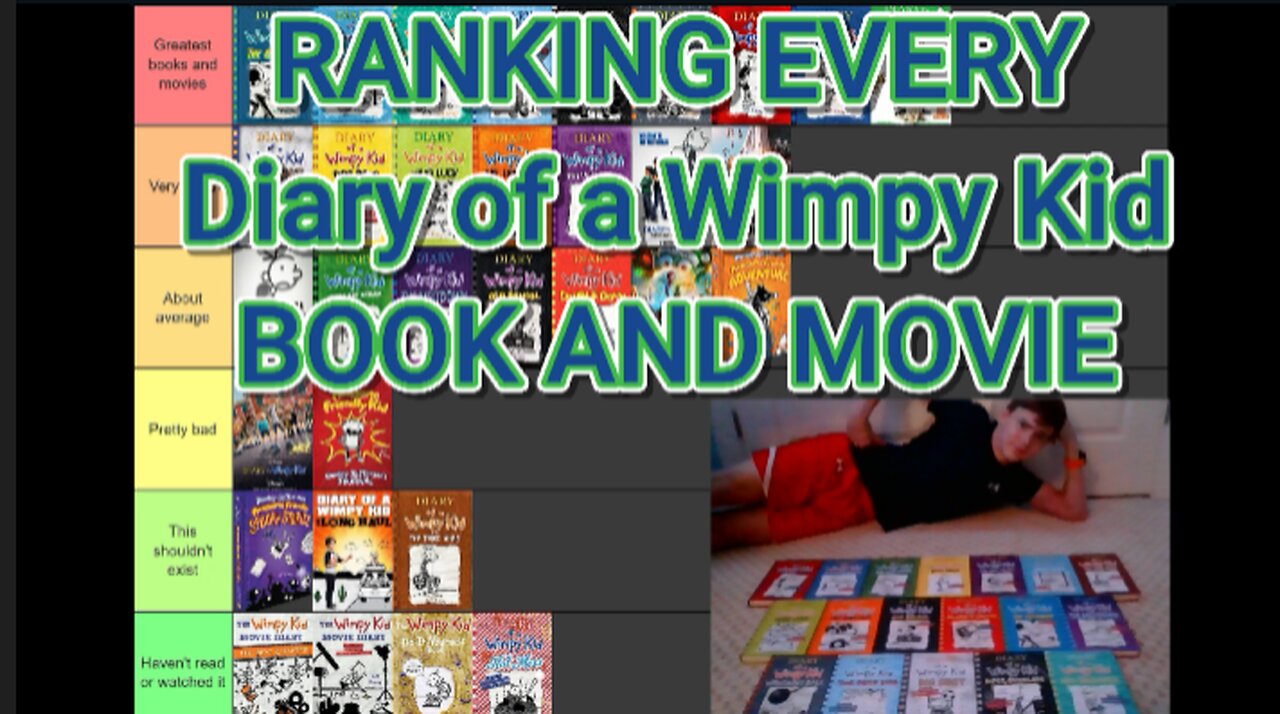 Ranking every Diary of a Wimpy Kid book/movie (June 2024)